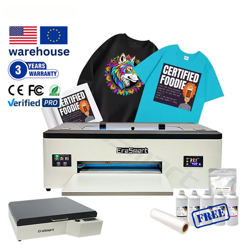 

Pink Digital A3 DTF Printer XP600 Pet Film 13Inch Dtf Printer With Pink Oven For Any Textile