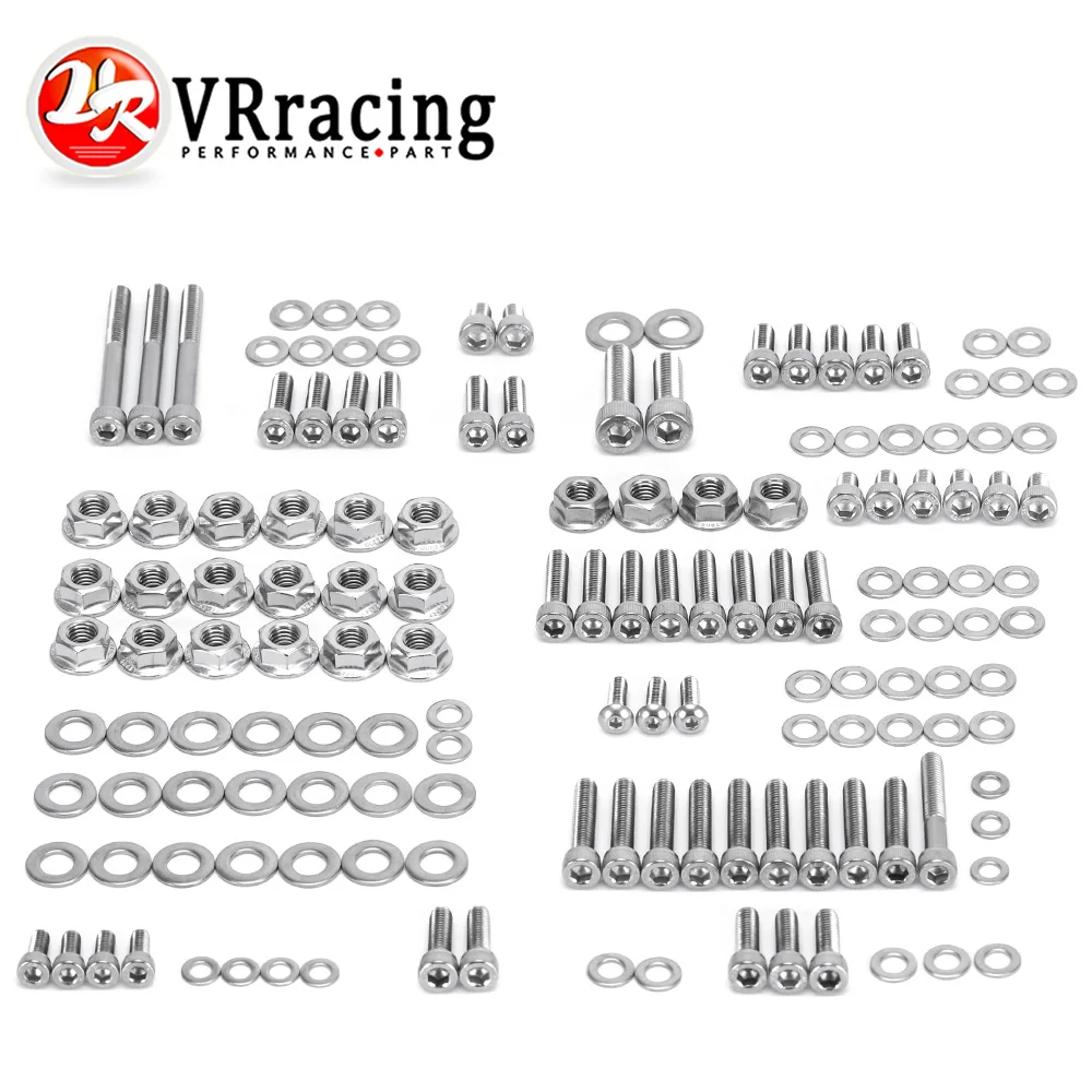 

151Pcs Polished Engine Bolt Screw Set For Yamaha YFZ 350 Banshee ATV Cylinder Head Water Joint Bolts Exhaust Bolts