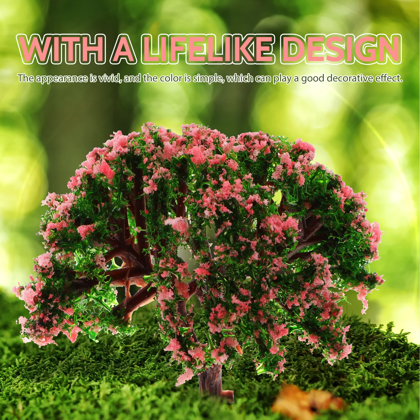 

3Pcs Miniature Trees Artificial Tree Simulation Lightweight Sand Table Landscape Decoration DIY Craft Scenery Accessory