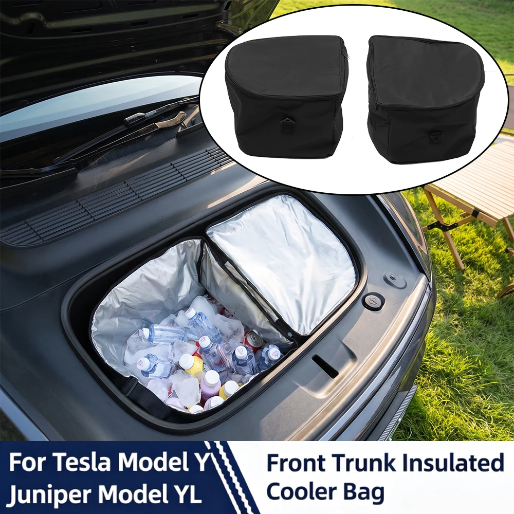 Frunk Cooler Storage Organizer For Tesla Model Y Juniper Model YL Launch 2025 2026 Insulation Bag Front Trunk Outdoor Camping