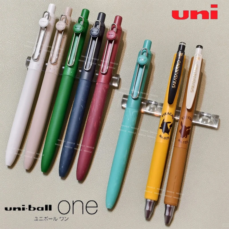 

Ручка-роллер Uni Liquid Gel Ink с мраморным эффектом, лимитированная серия Uniball ZENTO, 0.38/0.5/0.7 мм, для плавного письма, не размазывается, черные чернила, инструменты для учебы