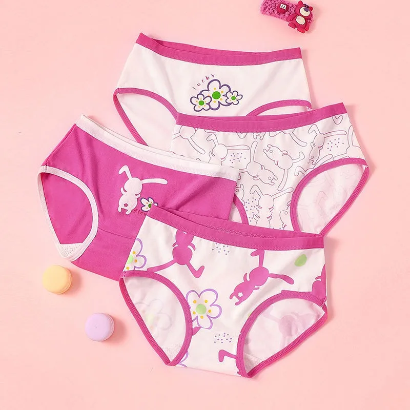 2-14 Years Old Cartoon Girls Briefs Panties Kids Underwear Girls Clothes for 2 3 4 5 6 7 8 9 10 11 12 13 14 Year Old 2083