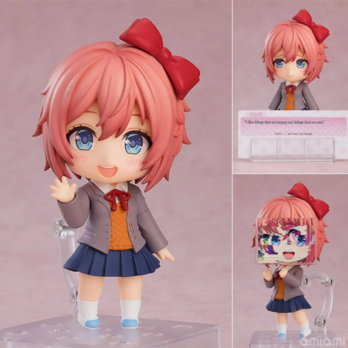 #2250 Doki Doki Literature Club! Sayori Anime Girl Figure #2283 Yuri Action Figure Natsuki/Monika Figurine Model Doll Toys Gifts