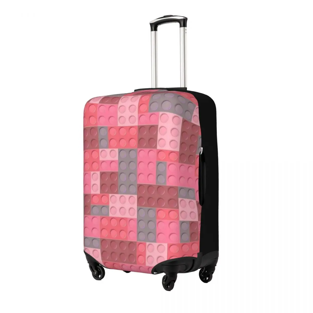 Colorful Building Blocks Toys Print Suitcase Cover Flight Elastic Luggage Supplies Business Protector