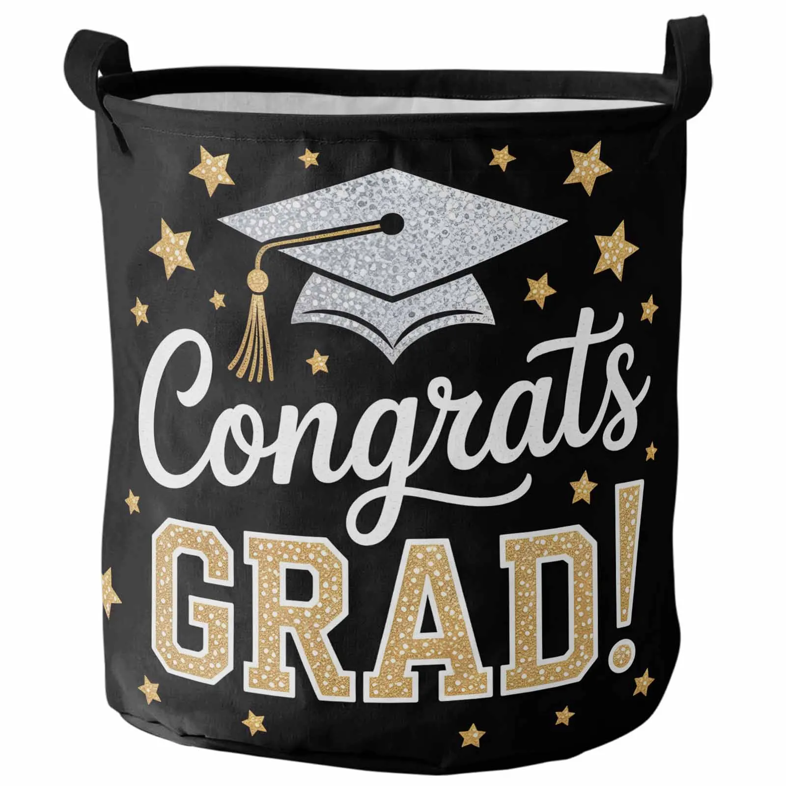 

Celebration Graduation Season Hat Foldable Dirty Laundry Basket Kid's Toy Organizer Waterproof Storage Baskets