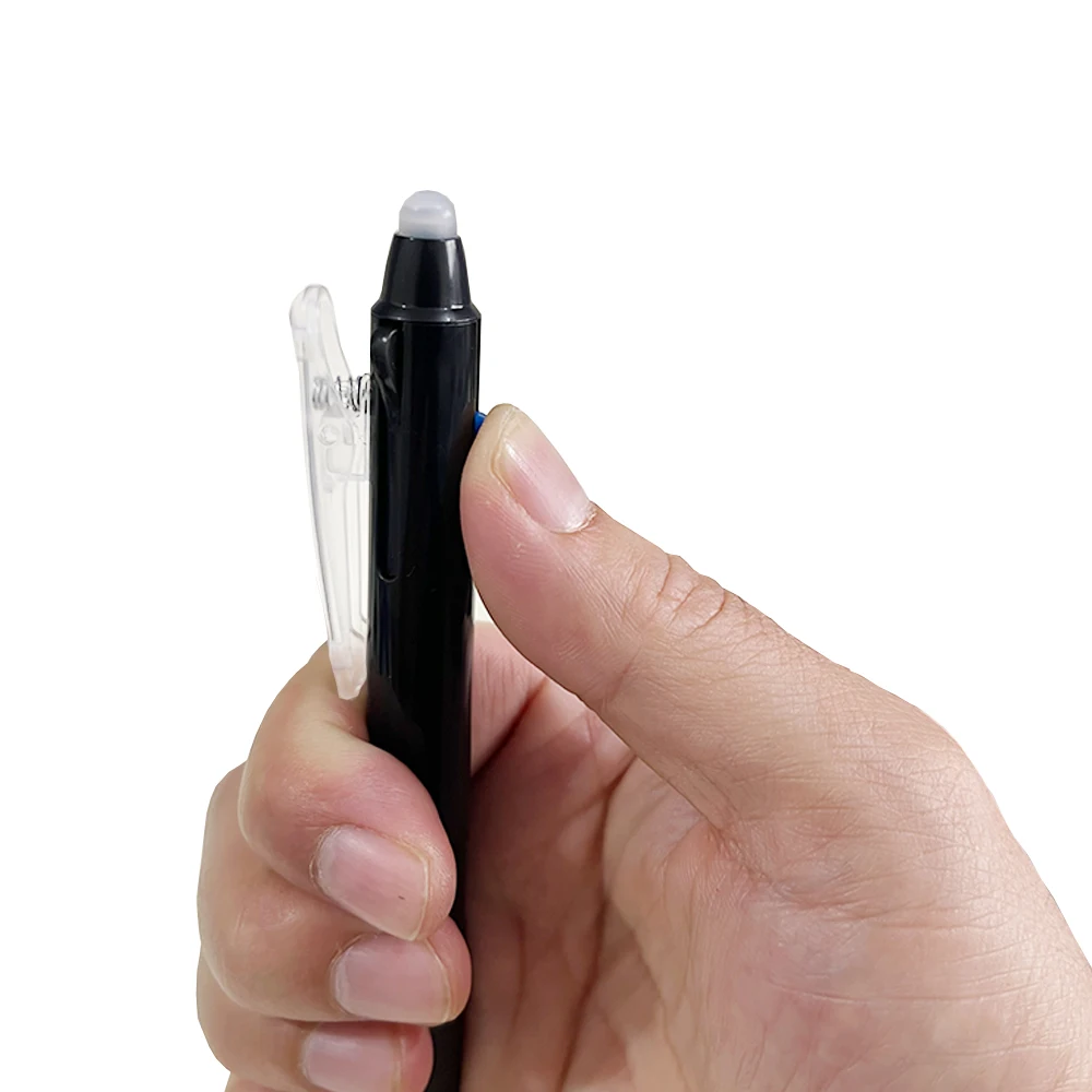 Kreativer 3-in-1-Mehrfarbstift, 0,5 mm, löschbares Gelstift-Set, magische Tinte, 3 Farben, Nachfüllungen, waschbarer Griff, Büro, Schule, Schreibwaren – Detail 8