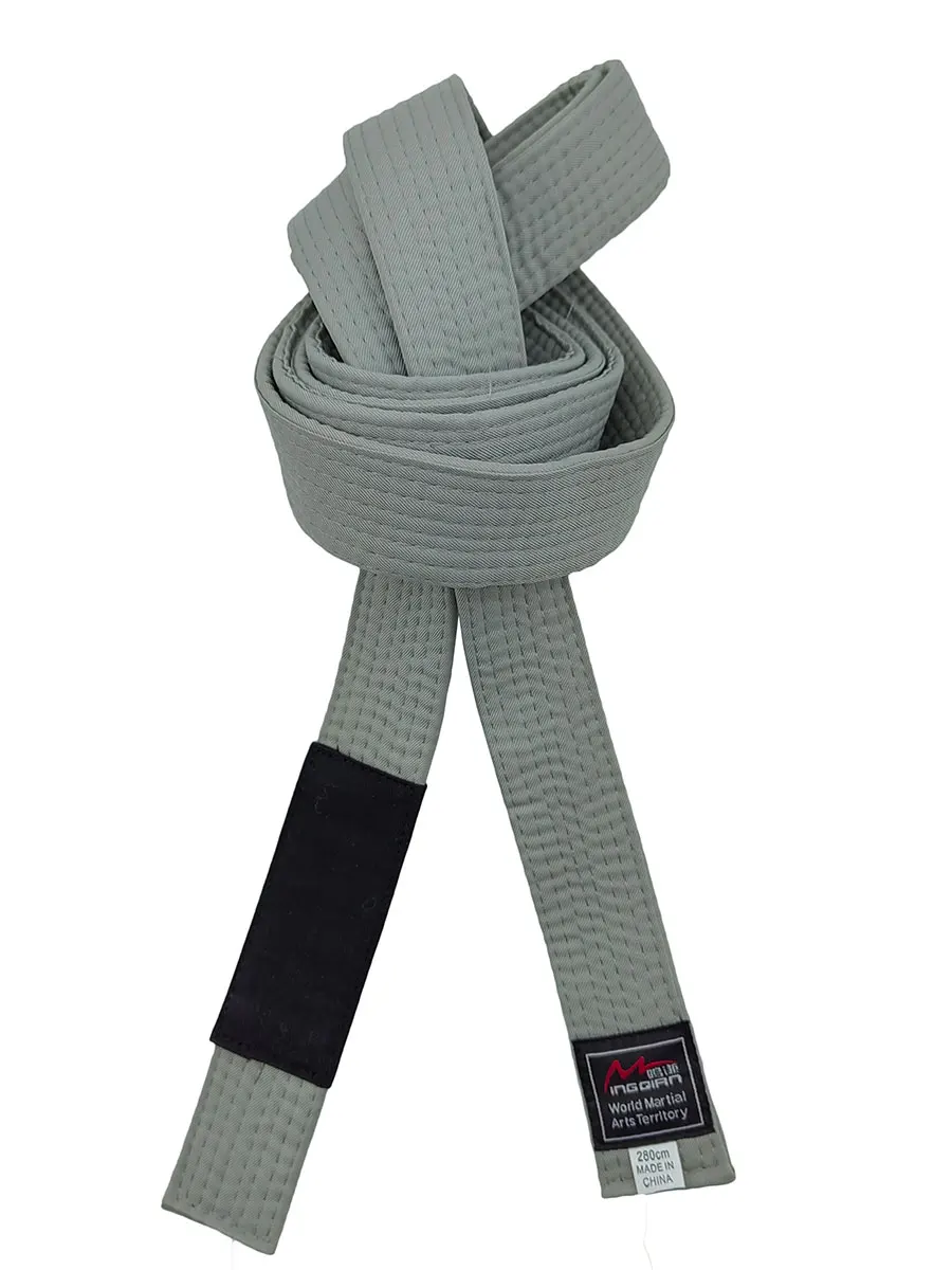 Brazilian Jiu-Jitsu Belts Youth BJJ Grade System Under 16 Years Old White Gray Yellow Orange Green Strip Width 4cm