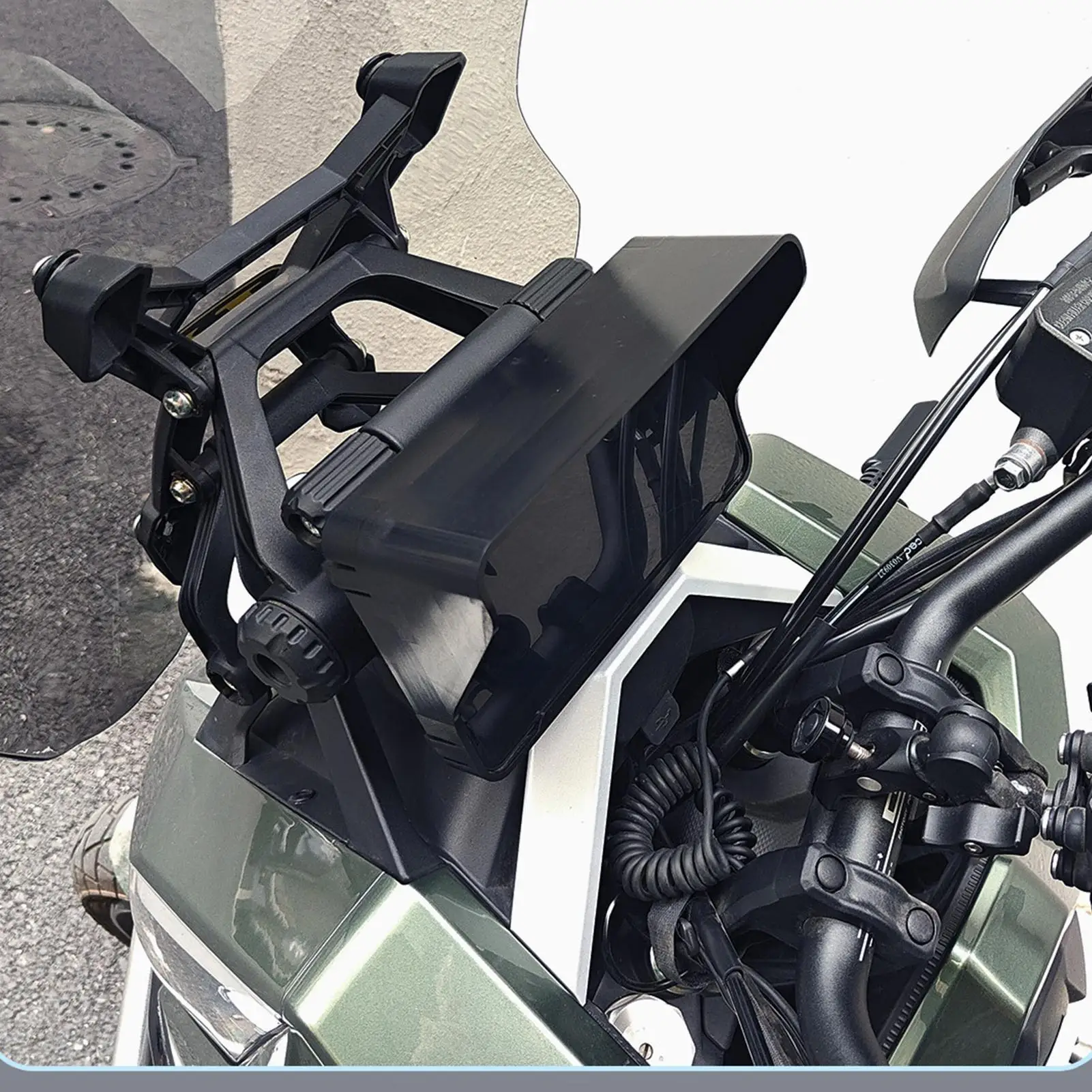 

For ZONTES 368G 2025 Motorcycle GPS Sunshade Navigation Screen Cover For Motorbike Navigation Screen Visor Reflective Protection