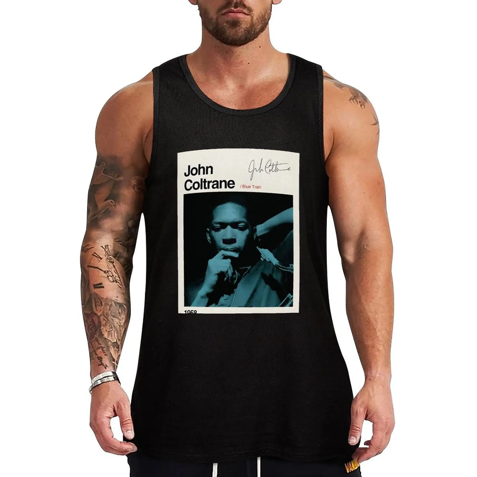 

JOHN COLTRANE Album Tank Top Men's t shirt mens clothing Men's clothes luxury style T-shirt sports