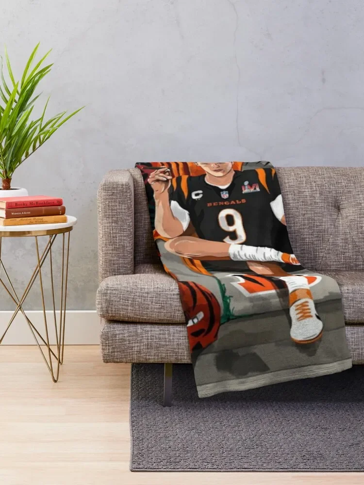 Joe burrow bengals Throw Blanket