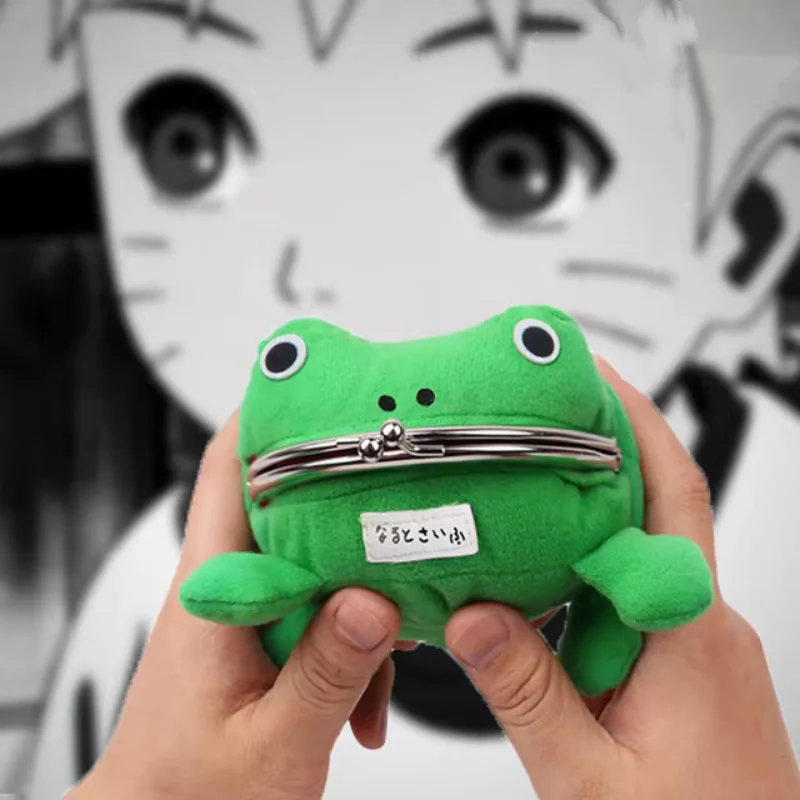 1PCS Hot Selling Frog Wallet Anime Cartoon Wallet Coin Purse Manga Flannel Wallet Cute Purse Coin Holder