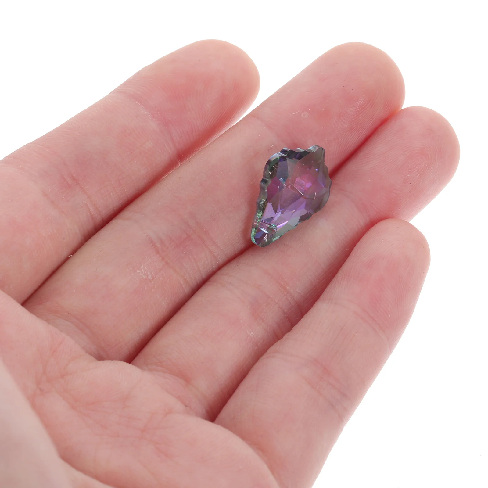 

12Pcs Crystal Maple Leaf Pendants DIY Hanging Ornaments for Windows Garden Living Room Christmas Tree Crystal Prisms Sun