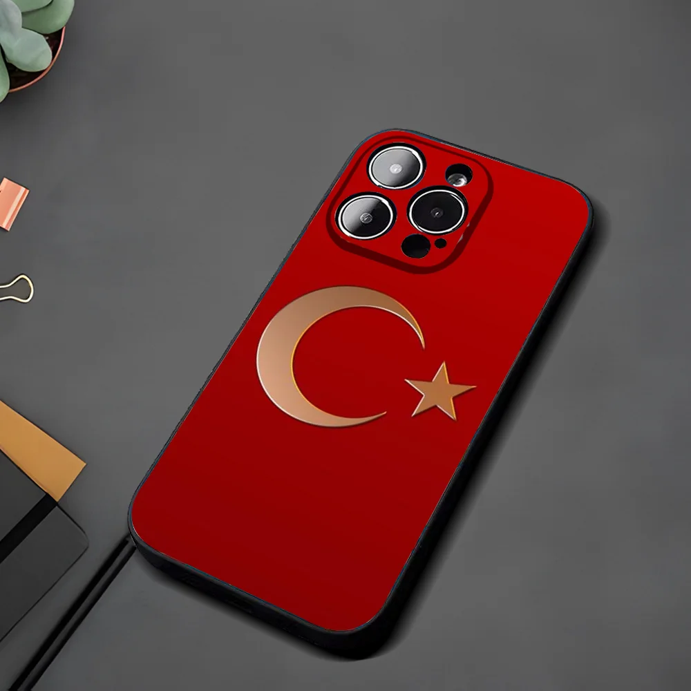 Turkish Turkey Flag Designs Phone Case For Iphone 15 11 13 14 Pro Max 7 8 Plus X Xr Xs Max Se2020 12mini Cover Case