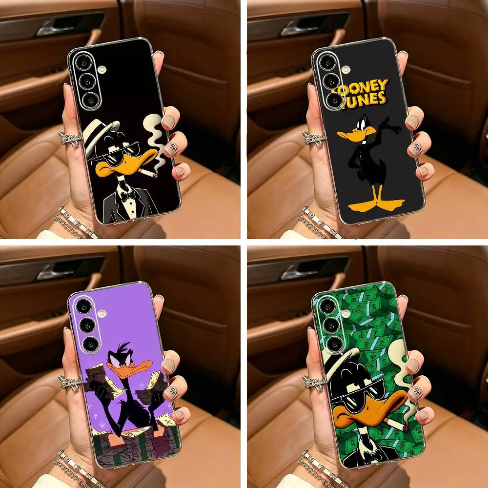 Cartoon -Playful D-Daffy D-Duck-DD  Clear Phone Case for Samsung Galaxy A71, A70, A52, A51, A40, A30