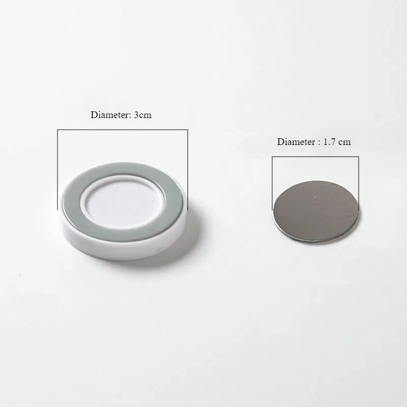Remote Control Magnetic Tv Cabinet Bedroom Punch-free Router Holder Plug-in Row Round Strong Socket Storage image 4