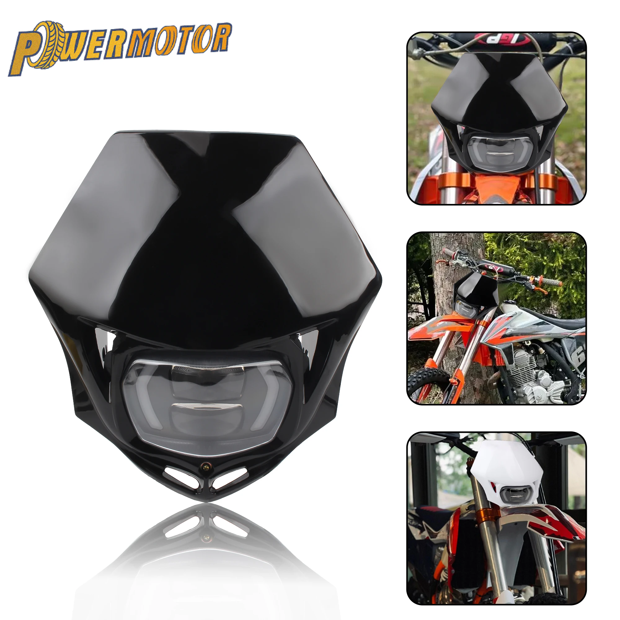 

Motorcycle LED Headlight Assembly Headlamp Fairing For KTM Husqvarna EXC SX SXF XC XCF TC TE 2016-2023 Dirt Bike Parts