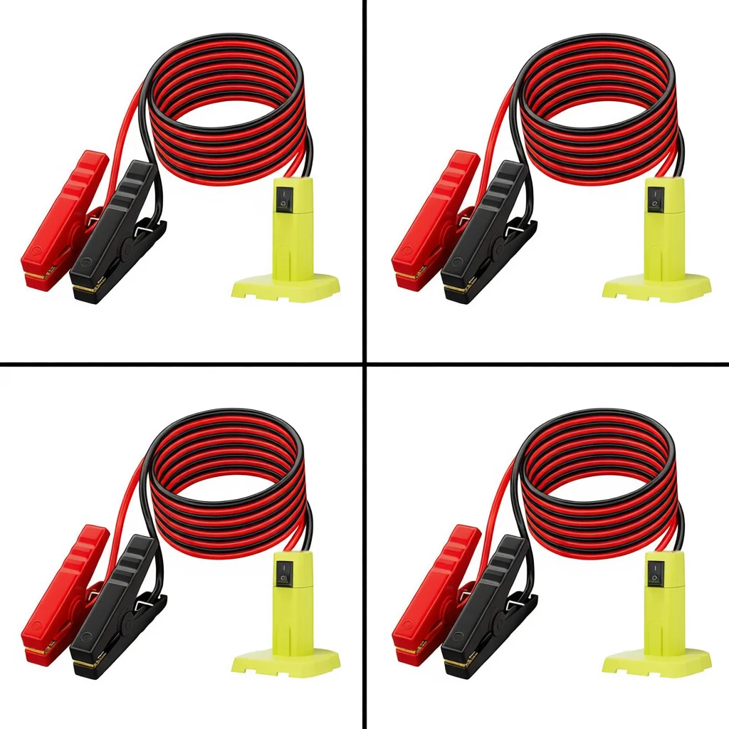 

Jumper Cable Auto Accessories for Ryobi 18V Emergency Jump Starter Car Jump Starter Battery Cable P100, P101, P102, P103, P105