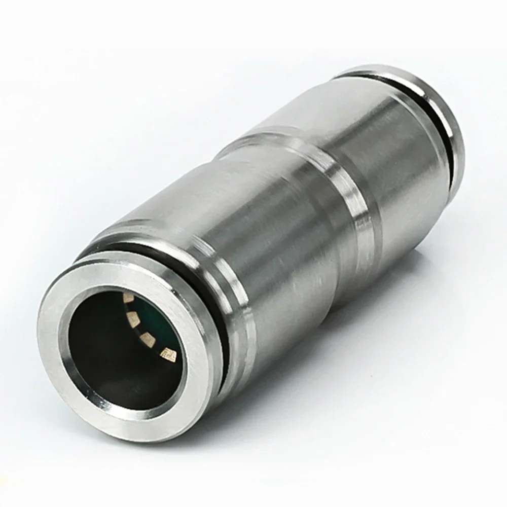 304 stainless steel metal pneumatic quick connector PU PG variable diameter trachea hose 6 8 10 12 14 16mm compressor connector