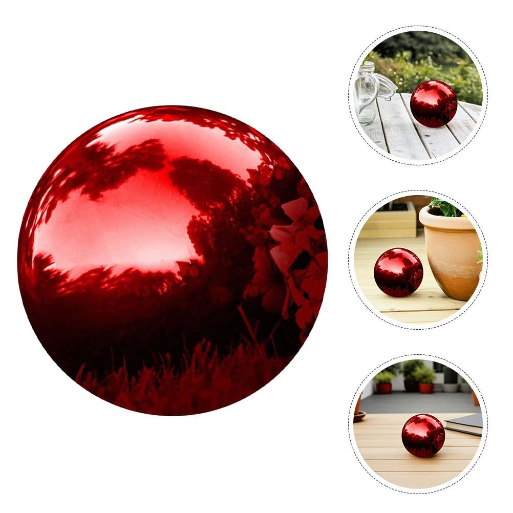 

Mirror Gazing Ball 12Cm Stainless Steel Garden Decor Outdoor Polished Metal Ball Decorative Globe For Patio Home Decoration