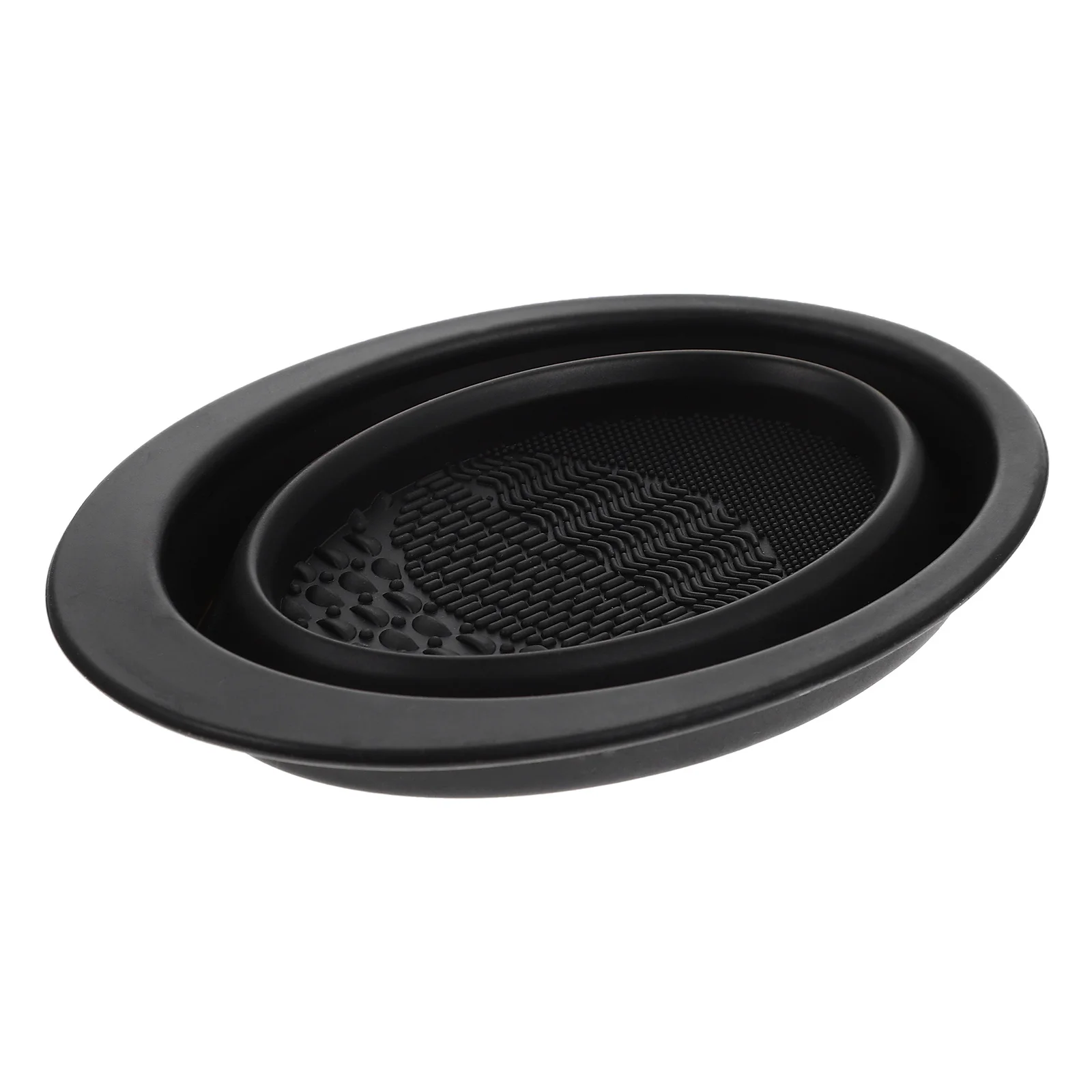 Cuenco de lavado de brochas de maquillaje creativo, silicona suave con antideslizante, múltiples herramientas, accesorio de limpieza de belleza de secado rápido