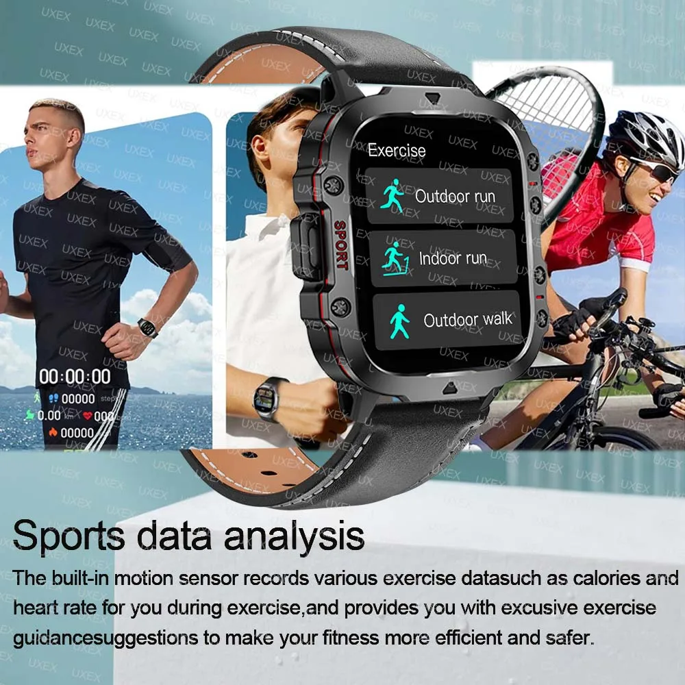 2025 New Business Smartwatch Baron 1.96” HD Bluetooth Call Health Tracker Custom Photo App Control Watch Smart Global Version