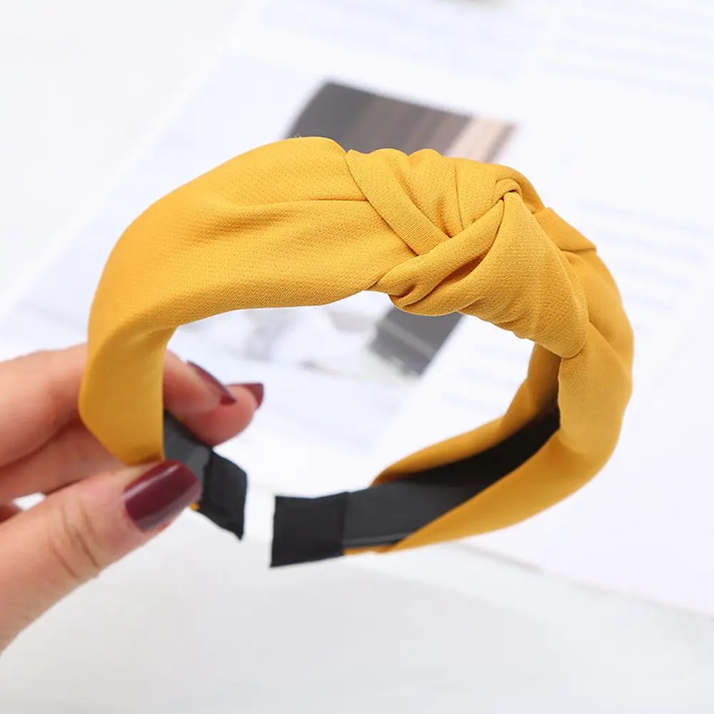 

Solid Color New Fashion Headdress Headwear Hair Accessories for Women Girl Hair Hoop Headband Hair Hairband