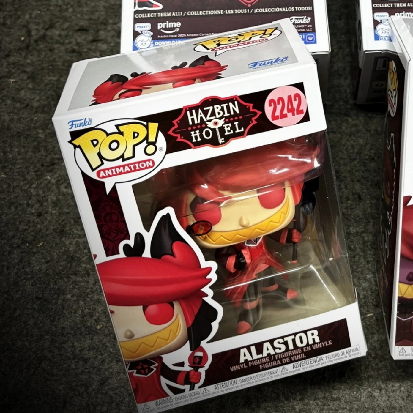 Figura de vinilo Funko Pop de Alastor, personaje de Hazbin Hotel, número 2242. Producto oficial con licencia, edición limitada de 5,1 pulgadas, figura decorativa de colección, ideal como regalo.