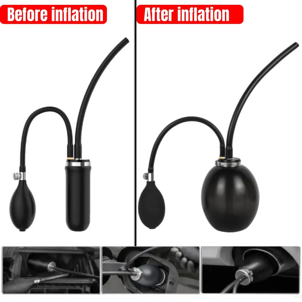 Universal Car Quick Intake Bladder Adapter Diagnostic Tool Seal Entrance Adapter for Engine Smoke Leak Detector Airbag Tool