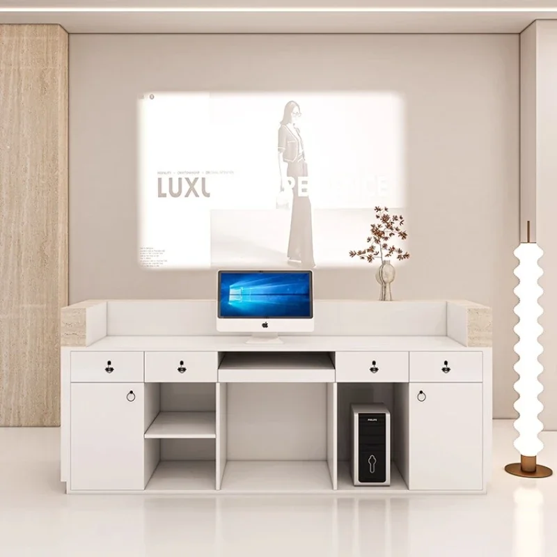 طاولة صالون التجميل، أثاث المكاتب، منبر الكنيسة، استقبال، صالون التجميل، مكتب المكتب، مكتب التوجيه الأمامي للمتجر #4