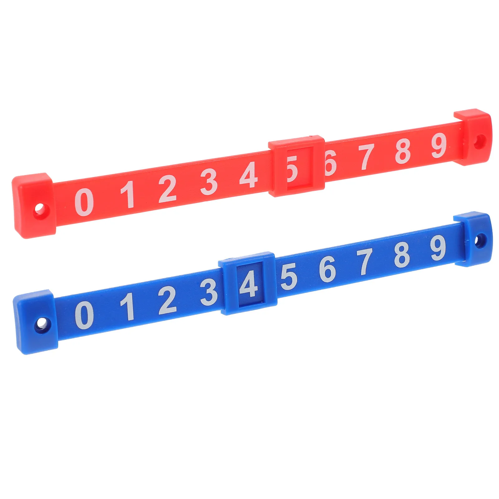 

2Pcs Foosball Scorekeeper Bar Table Football Score Counter Clear Visibility White Numerals on Eye Catching Background Heavy Duty