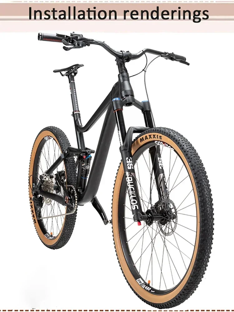 AliExpress BUCKLOS 27.5 29 DH Fork 15*110 Thru Axle Down Hill Bike Fork Air Suspension Mountain Bike Forks Tapered Tube AM MTB Forks