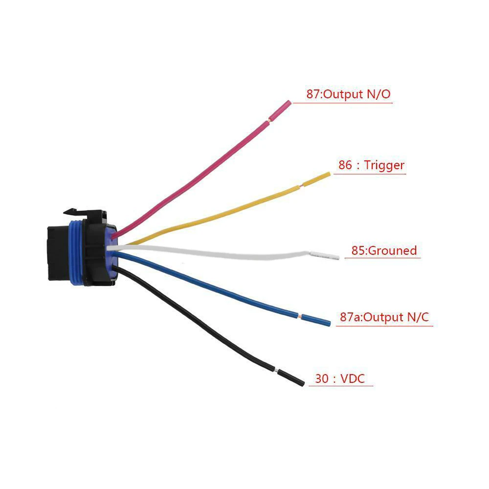 YSS-Waterproof Integrated Automobile Relay Dc/12V 40A Auto Relay & Socket 5 Pin