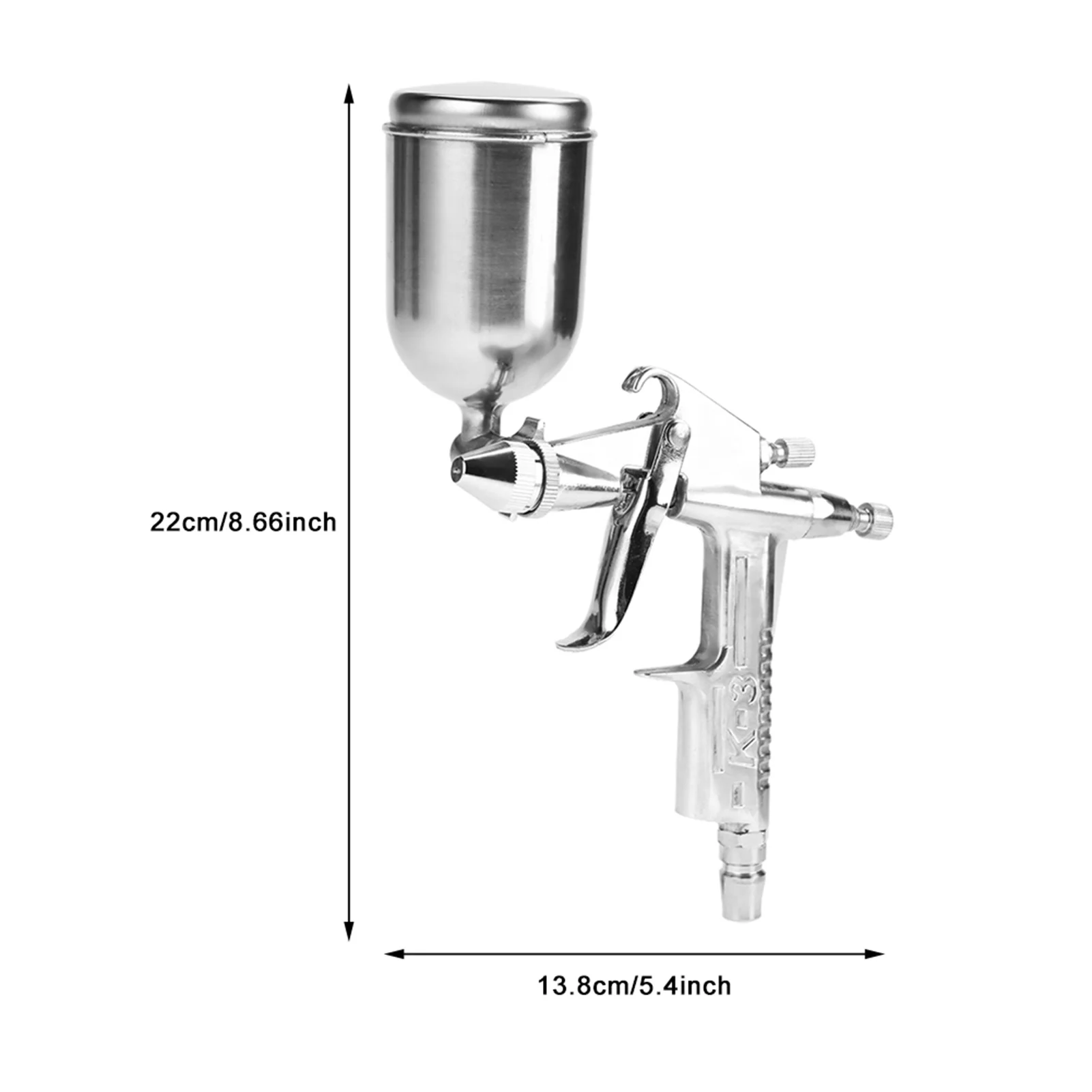 spray  Pneumatic Spray  Professional 0.5mm Nozzle 125ml Mini Pneumatic Spray  For Car Painting Repair Spray