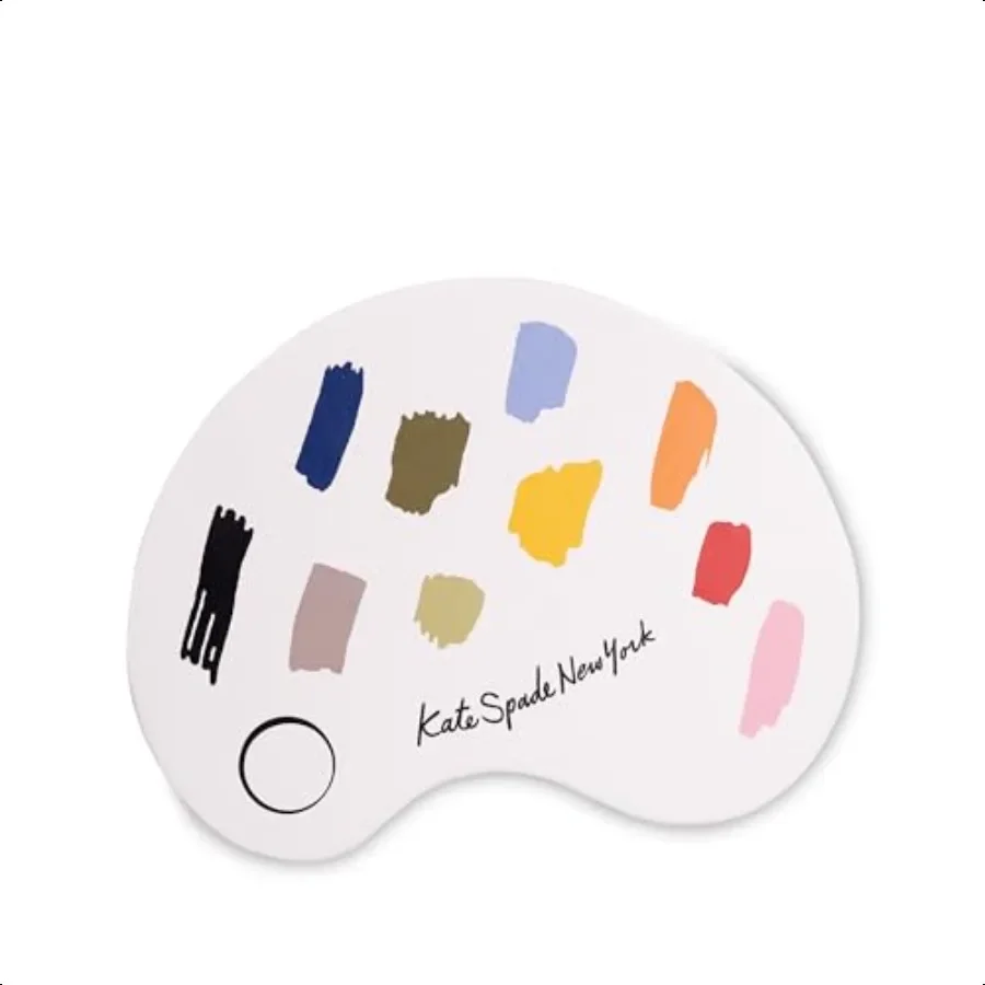

Leatherette Mouse Pad 9 x 8 Mouse Mat with NonSlip Back Cute Mouse Pad for Office Desk Painterly Strokes