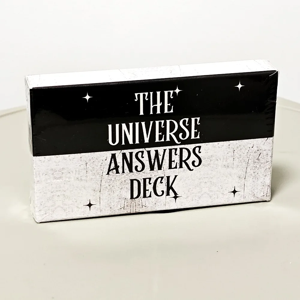 44 szt. Karty 10,3 * 6 cm The Universe Answers Deck Keywords Cards