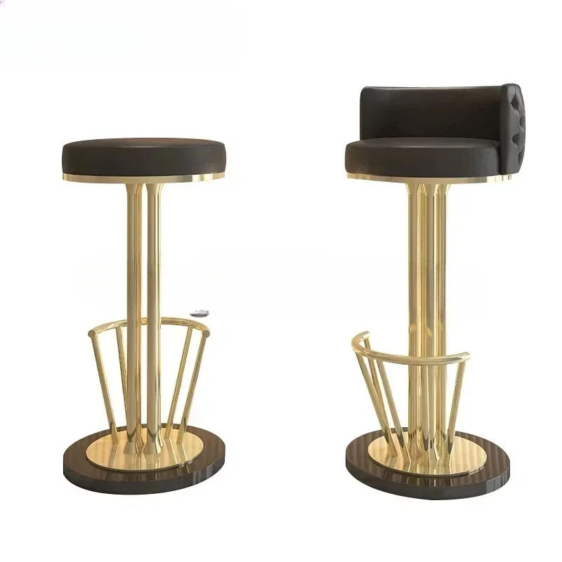 

Легкий роскошный барный стул, простой современный барный стул, высокий табурет, высокий обеденный стул для дома, высокий табурет