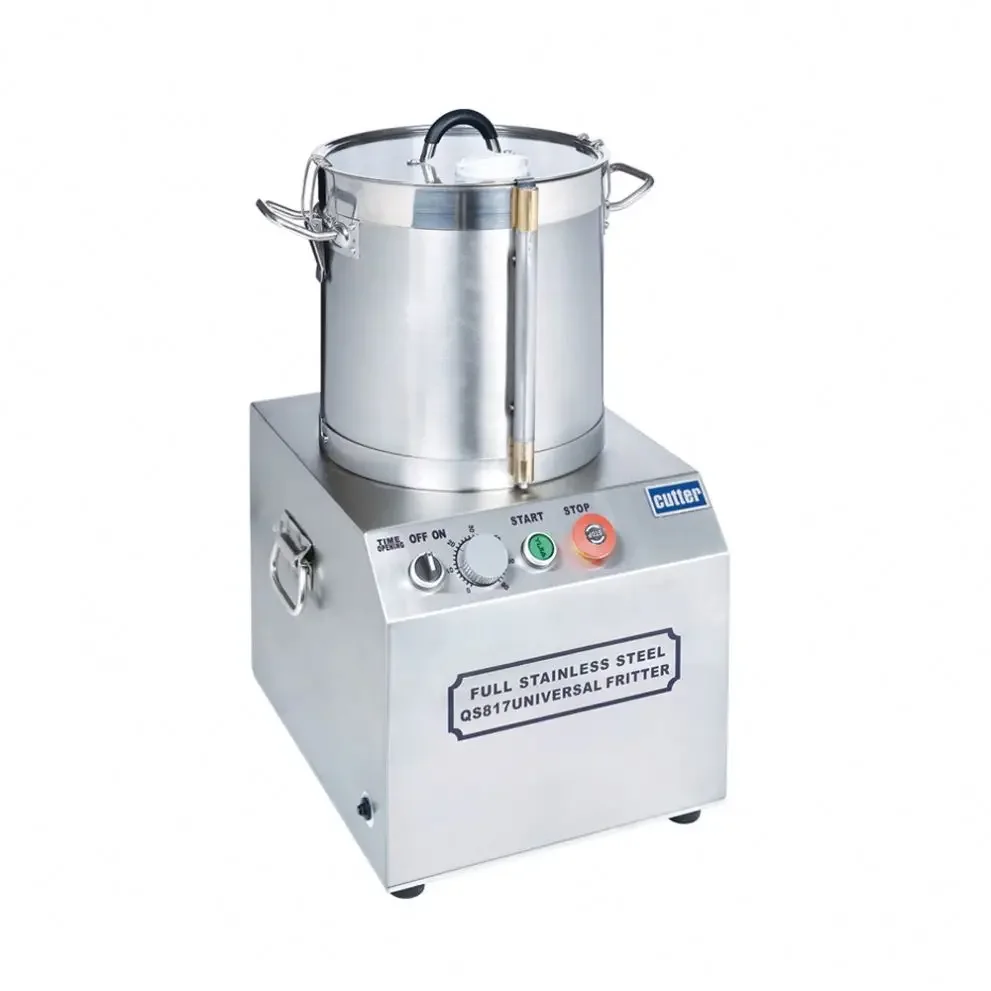 Stainless Steel Big Capacity Electric Vegetable Meat Food Mixer Cutter 10L 15L Slicer Machine Chopper Universal Fritter