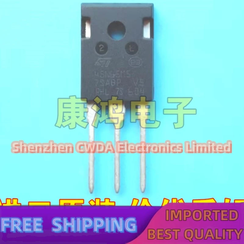 10PCS-20PCS   45N65M5 STW45N65M5 TO-247 MOS 35A 650V  In Stock Can Be Purchased