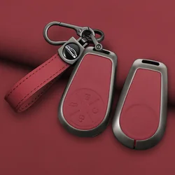 Zinc Alloy Car Key Case for Chery EXEED VX LX RX TXL Modified FL CDM PHEV Remote Cover Shell Keychain Holder Fob Key Ring