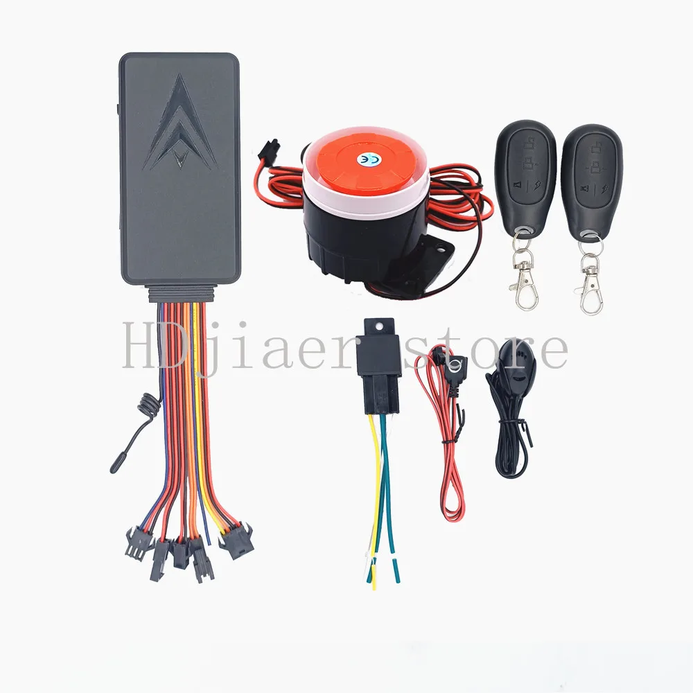

4G 2G Car Siren Alarm Lock Motorcycle Vehicle Remote Control GPS 4G tracker with remotely stop car