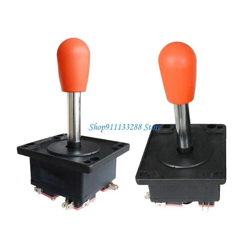 G88D Spring Loaded Joystick with Contact Microswitches & Metal Shafts Durability 4 Way 8 Way Adjustable Handle for Game Use