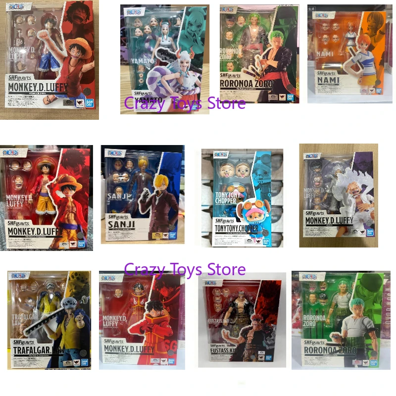 En Stock Original de una pieza Bandai S.H.Figuarts SHF Nami Ace Sabo Shanks Zoro Sanji Luffy Yamato Law Tony Chopper figura modelo