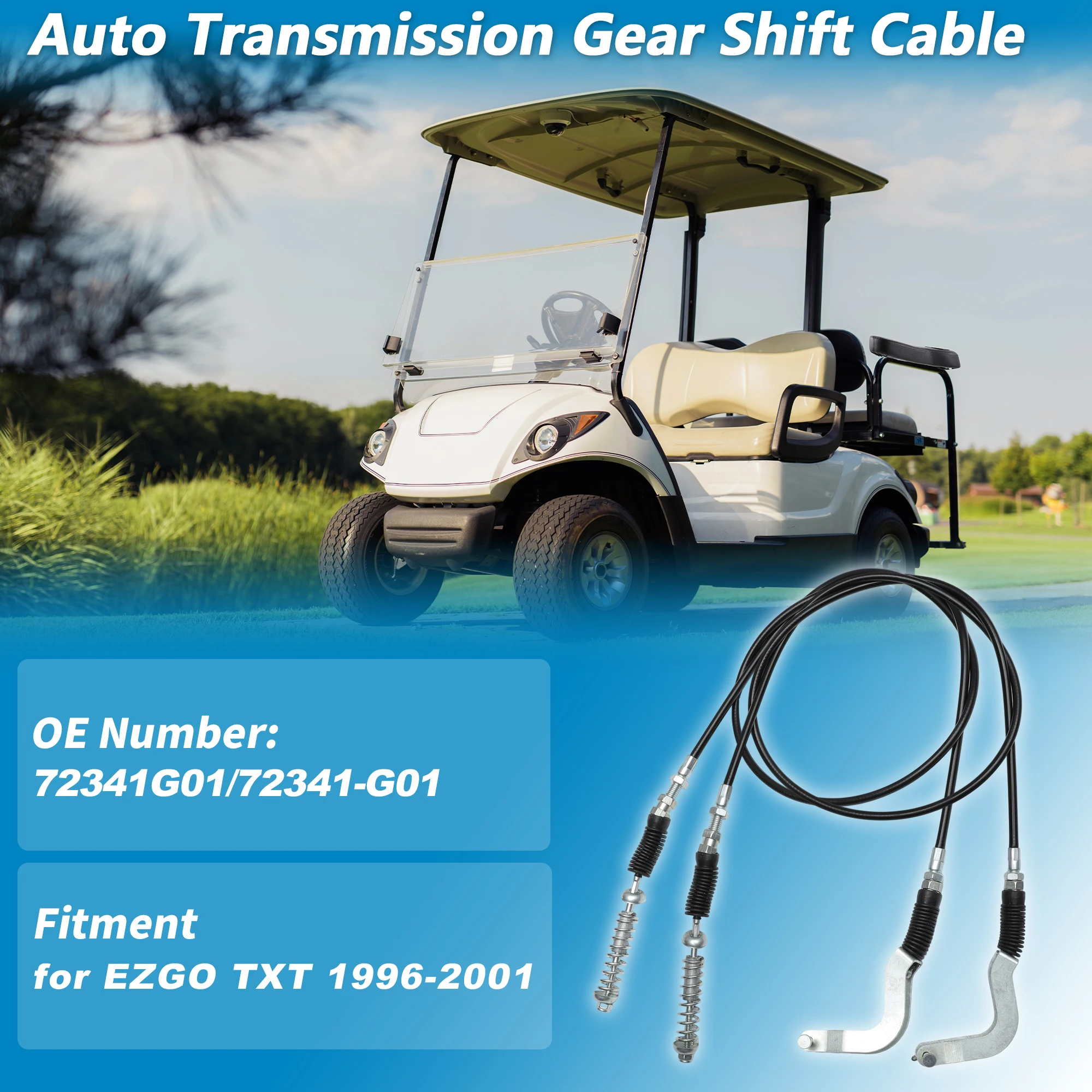 

Трос переключения переднего и заднего хода UXCELL 72341G01 для EZGO TXT ST350 ST480, 50,5 дюйма