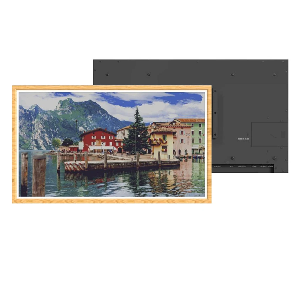E Ink Spectra 6 Screen Digital Picture Frame 25.3 Inch Wifi Large Digital Photo Frame Easy Setup To Upload Photos Via Free App