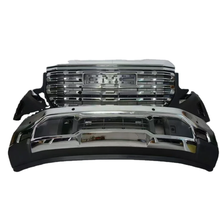 

Factory Wholesale Off-road Parts Front Bumper Kit Aftermarket Abs Black Winch Bumper Guard for Sierra 1500 2021+