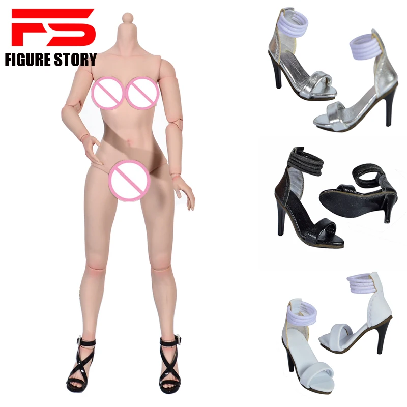 

SUPER DUCK 1/6 Scale female dolls shoes heels sandals fit worldbox AT201 AT202 body model