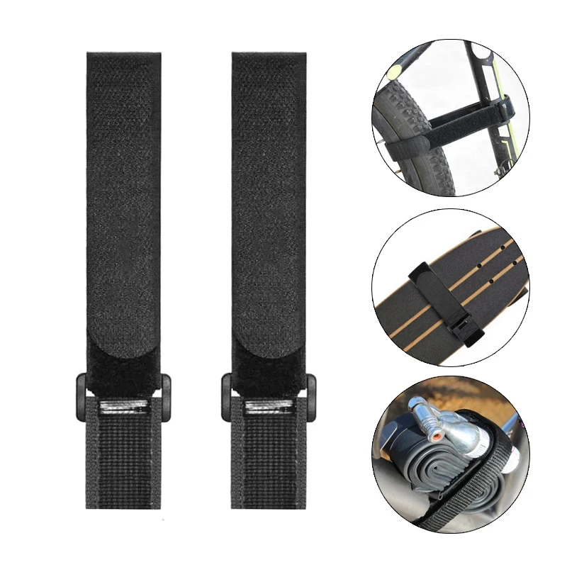 4Pcs Universal Bicycle Organize Tie Straps Durable Mountain Bike Handlebar Fixed Tape Rope Cycling Riding Bottle Fastening Bands