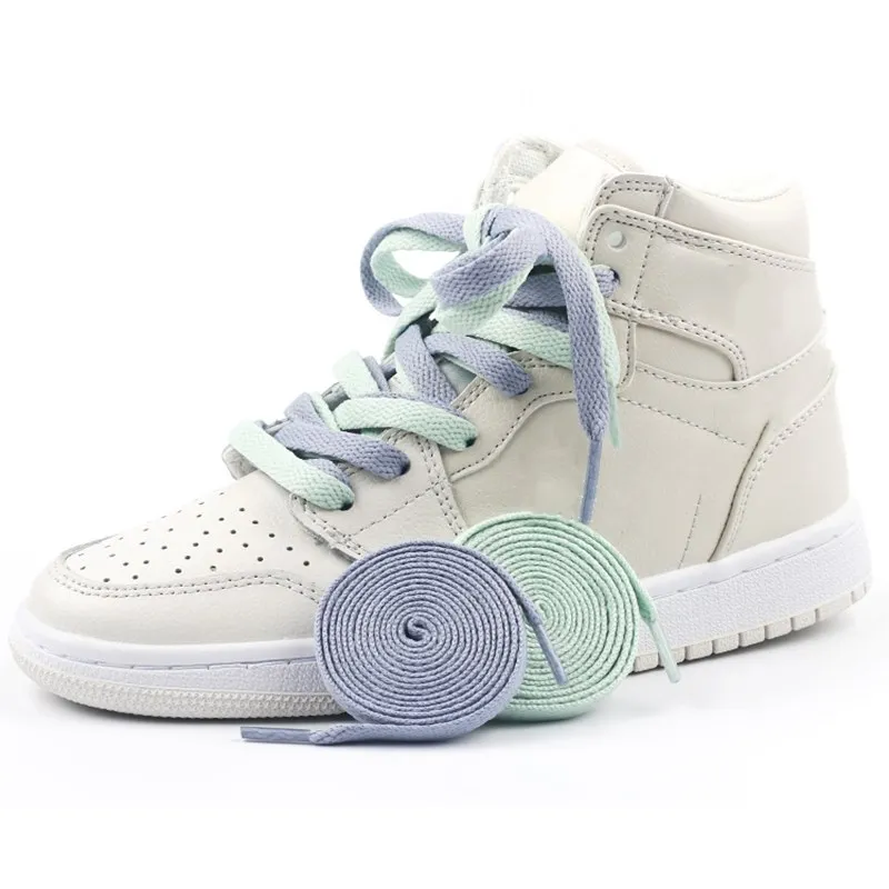 1pair Flats Shoelace for AF1 Sneaker Shoelaces Candy Color Shoelace for Women and Men Shoes Lace Shoe Accessories
