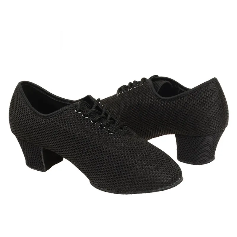 Latin Dance Shoes Women Jazz Ballroom Salsa Dancing Training  Adult Woman Practice Tango Shoe Mesh Female High Heel Sneakers