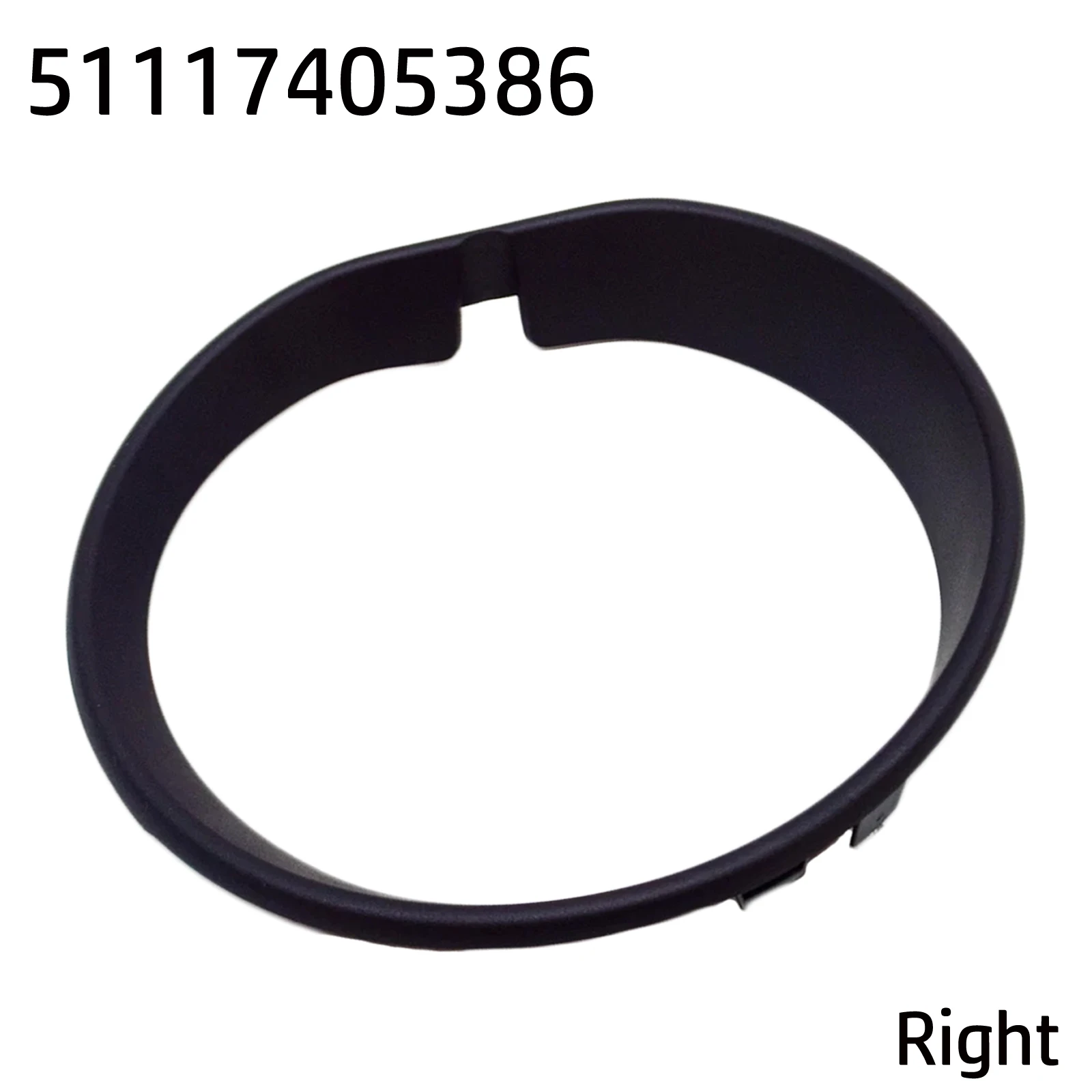 

Front Right Side Fog Light Trim Black 51117405386 Compatible with For Mini For Countryman 17 20 Plastic Material
